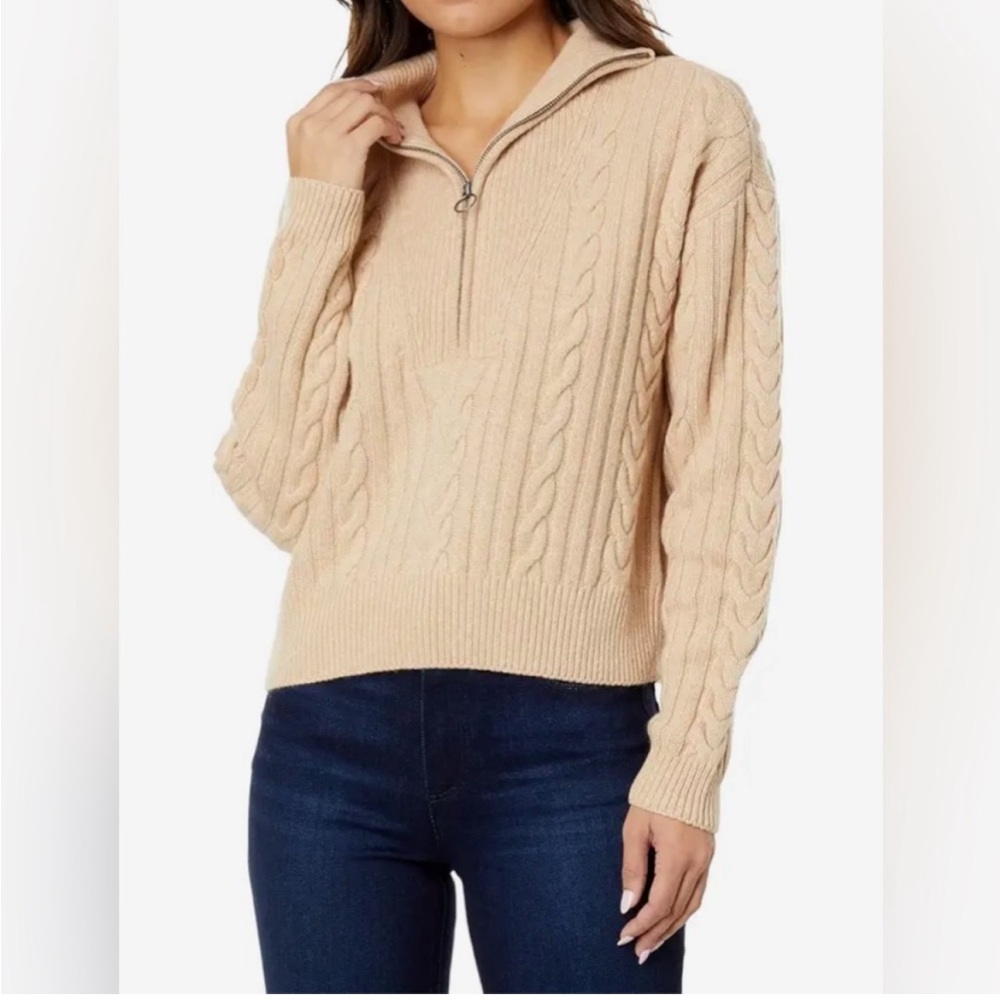 Paige Maylene Sweater-LARGE- in came, wool blend